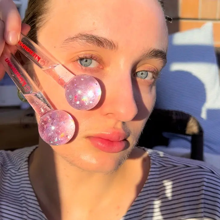 Kiramoon Moon Globes Glittery Facial Ice Rollers