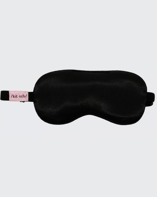 The Lavender Weighted Satin Eye Mask