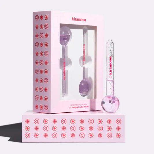 Kiramoon Moon Globes Glittery Facial Ice Rollers