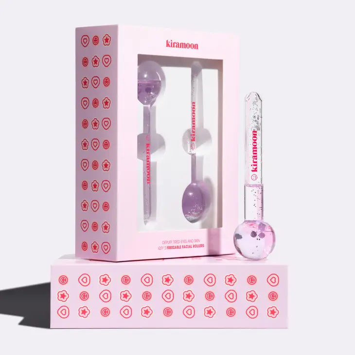 Kiramoon Moon Globes Glittery Facial Ice Rollers